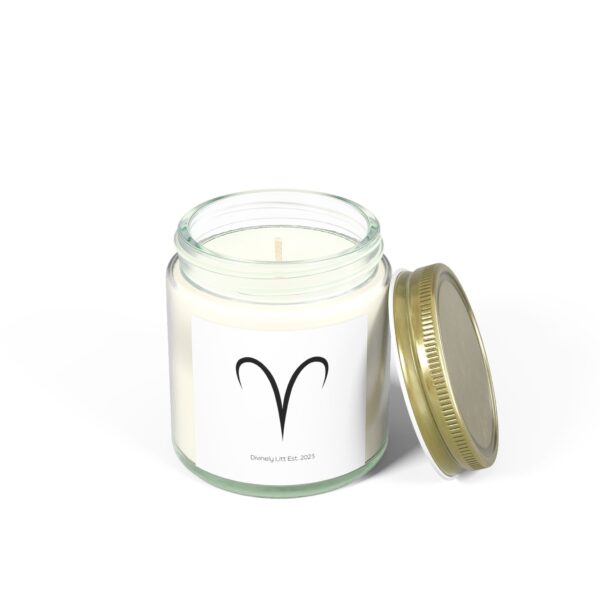 Zodiac Moods Scented Flames, Coconut Apricot Wax (4oz, 9oz) - Image 8