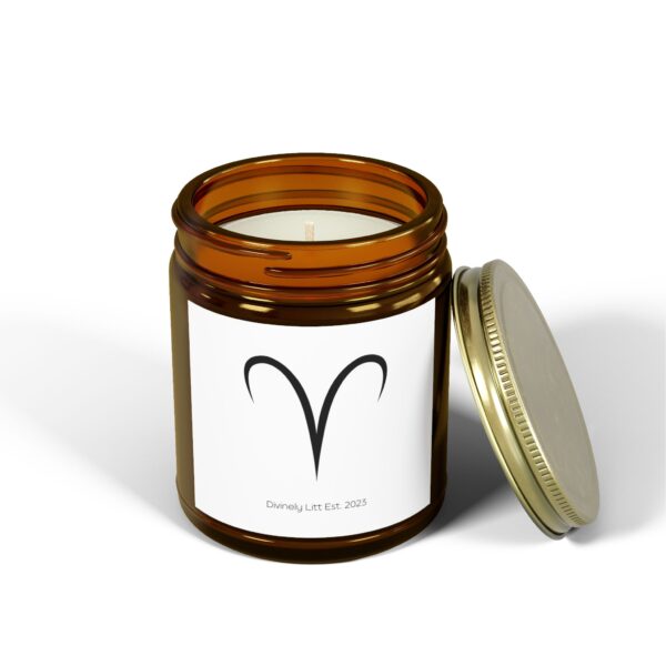 Zodiac Moods Scented Flames, Coconut Apricot Wax (4oz, 9oz) - Image 96