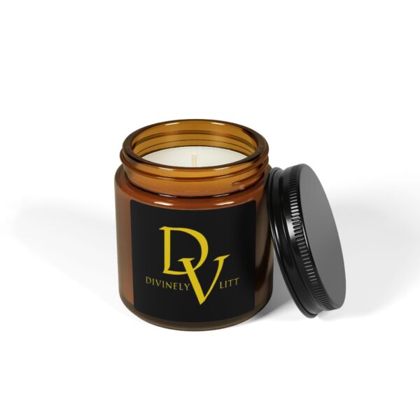 Divinely Litt DVL Flame (Multi-Size, Amber Jar) - Image 2
